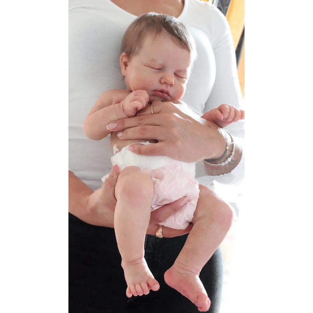 16" Flexible Waterproof Full Solid Silicone Reborn Baby Ollie
