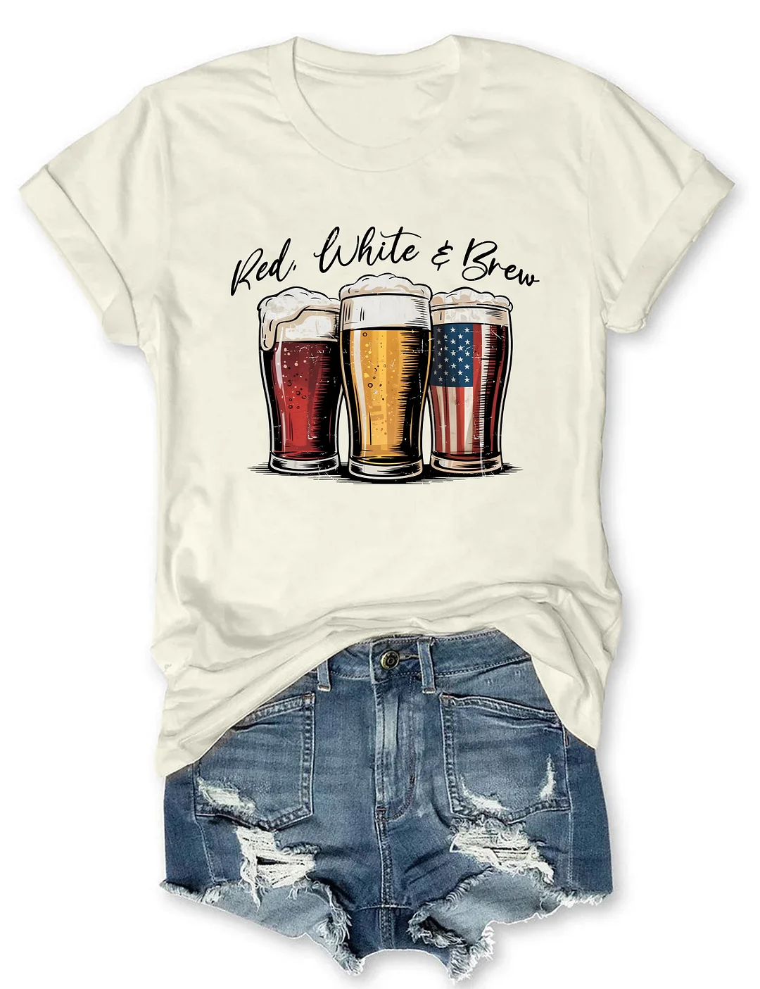 Red White And Brew T-shirt