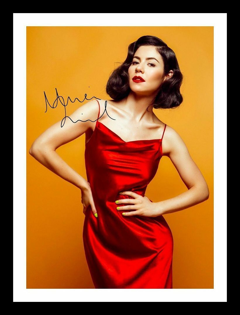 Marina And The Diamonds Autograph Signed & Framed Photo Poster painting 5