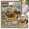 Quiet Nights -14CT Stamped Cross Stitch Kit(29*37cm)