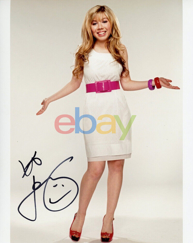 Jennette McCurdy Sam Puckett iCarley Signed 8x10 Autographed Photo Poster painting reprint