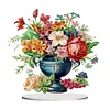 Flower Bouquet Table Top Diamond Painting Ornament Kits Desktop Diamond Art Kits