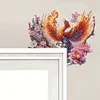 (US Local)Flower Phoenix  Diamond Painting Door Corner Sign DIY Door Frame Decor