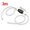 Car Fuel Pump with Hose Fuel Diesel Gasoline Pump Hand Straw Pump (1 Meter)