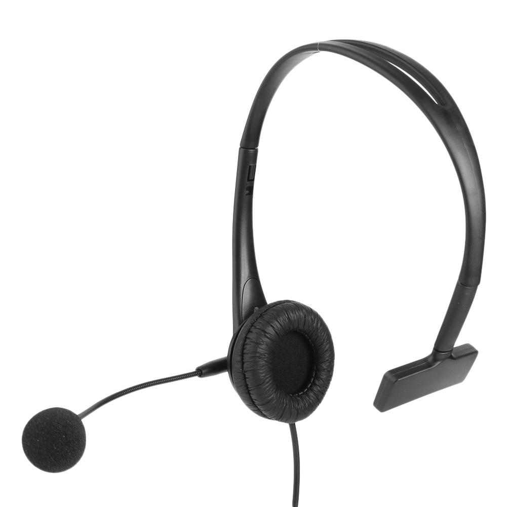 

K-Type Over-Ear Headphone Call Center Talking PTT Single Side Mic Earphone, 501 Original