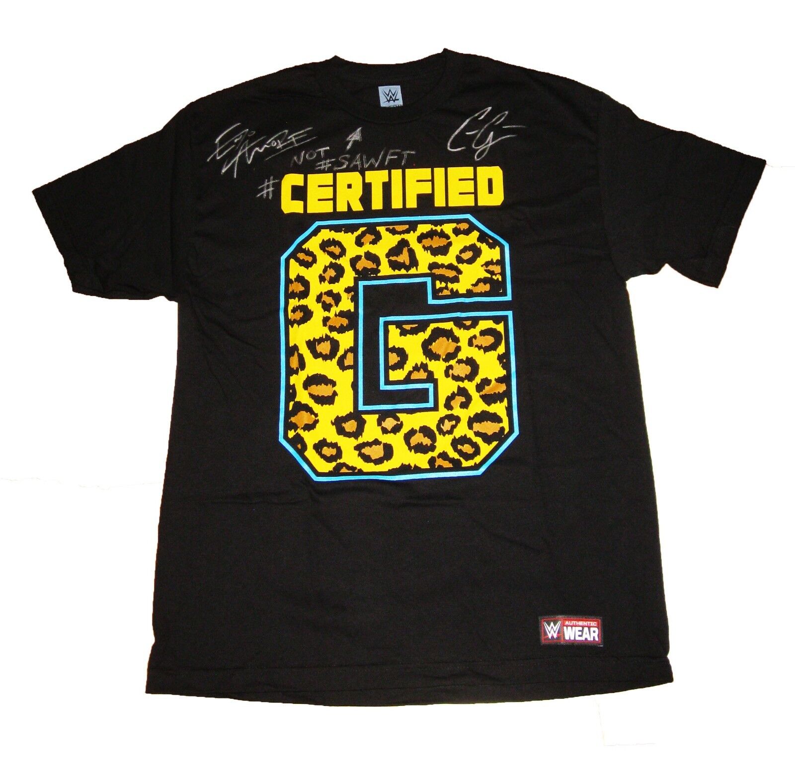 WWE ENZO AND BIG CASS CERTIFIED G HAND SIGNED SHIRT WITH PICTURE PROOF AND COA 5