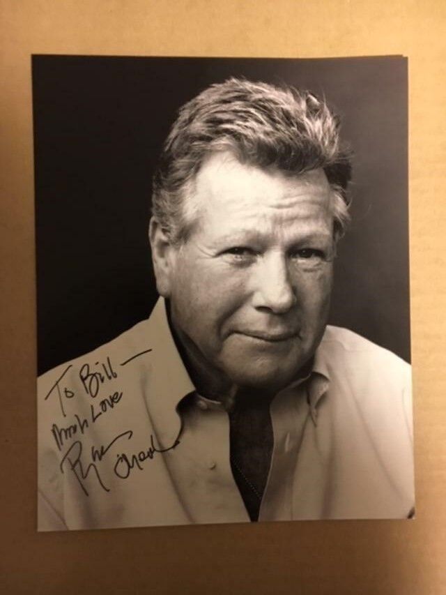 Ryan O'Neal Original Boldly Signed 8x10 Stunning Photo Poster painting COA