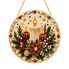 DIY Pearl Diamond Painting Christmas Wreath Hanging Ornament Kit