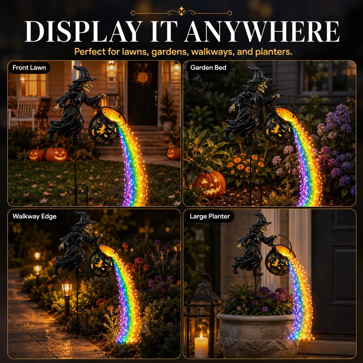 Place anywhere outdoor display