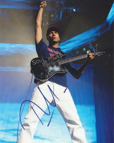 REPRINT - TOM MORELLO Rage Against the Machine Audioslave Signed 8 x 10 Photo Poster painting RP