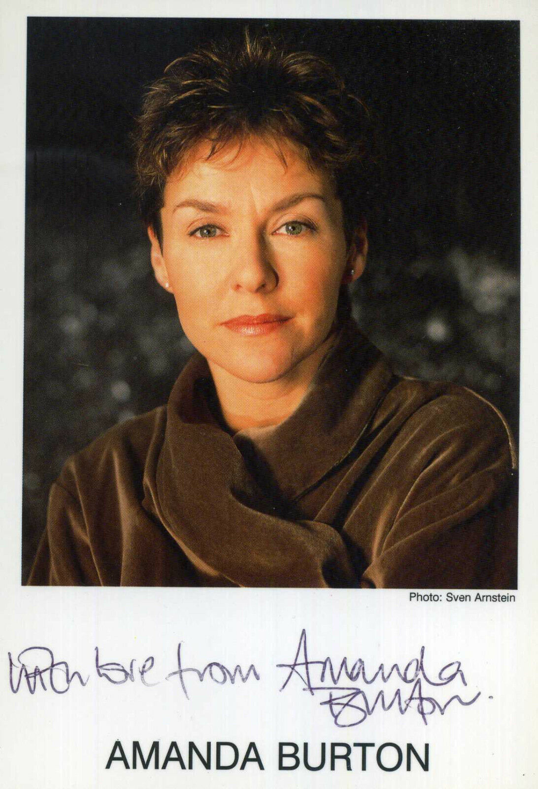 AMANDA BURTON Signed Photo Poster paintinggraph - TV & Film Actress - reprint