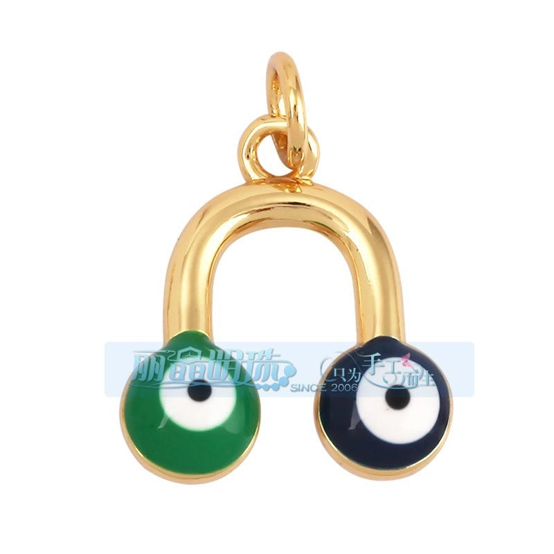 1 Piece Copper Devil’s Eye Pendant Jewelry Accessories