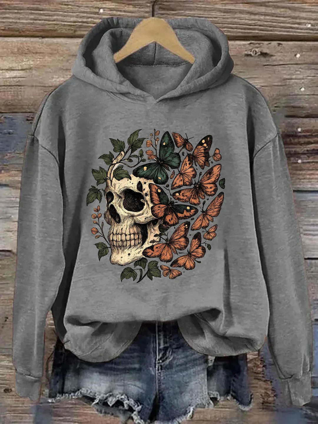 Skull & Butterflies Hoodie