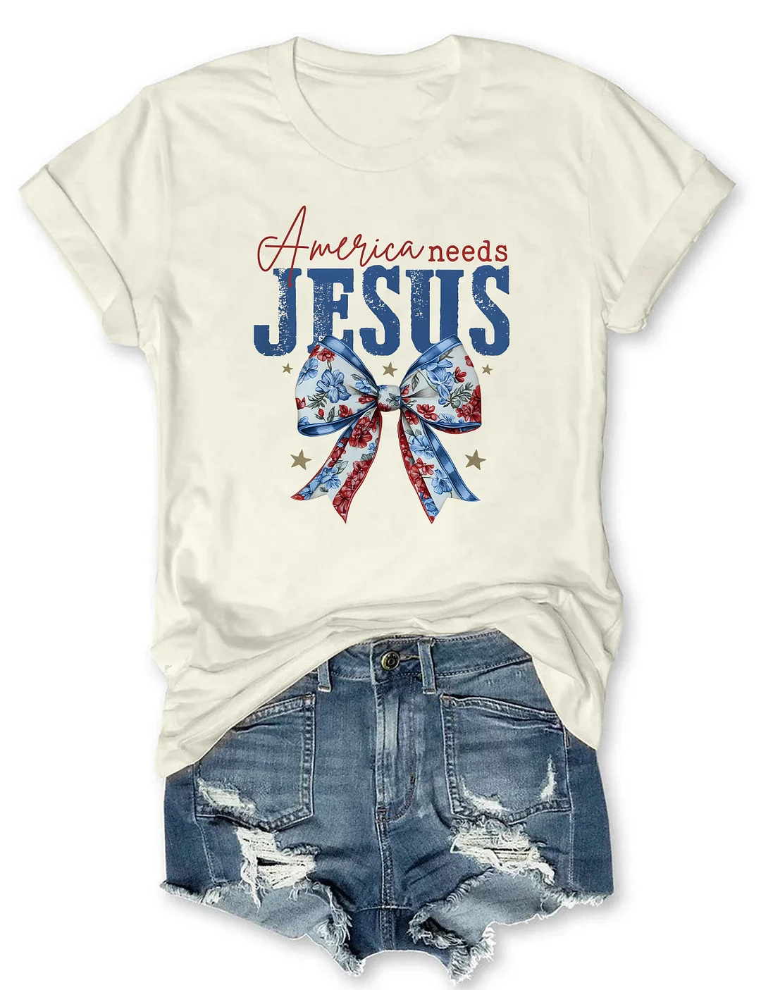 America Needs Jesus T-shirt