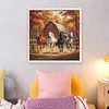 Horse Farm-11CT Stamped Cross Stitch 50*50cm/19.69*19.69in tapestrymarket