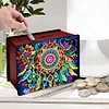 Hölzerne Traumfänger Münzbank - 5d DIY Handwerk Aufbewahrungsbox