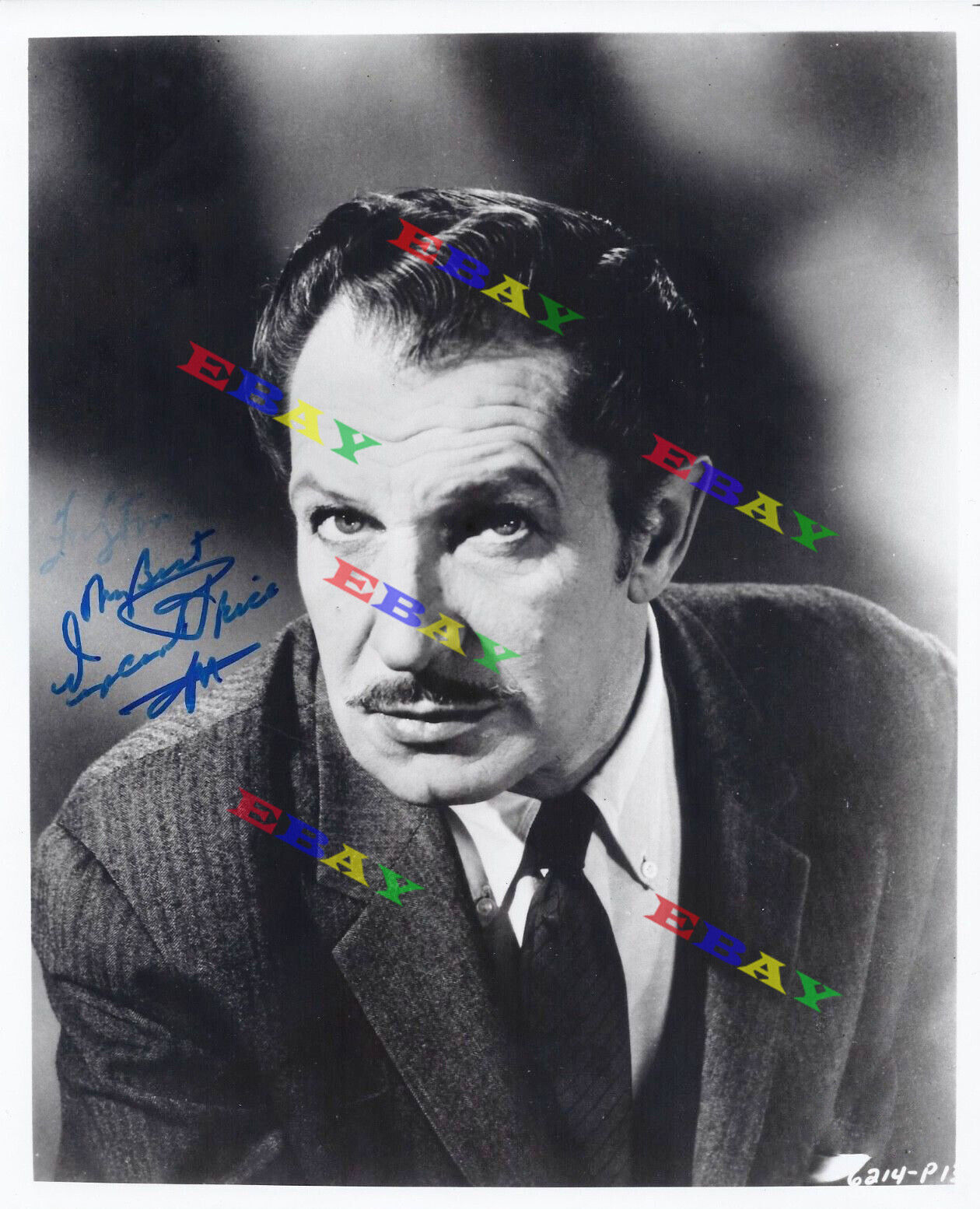 VINCENT PRICE HORROR LEGEND Autographed Signed 8x10 Photo Poster painting Reprint