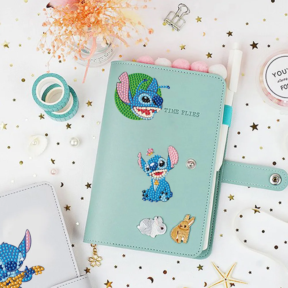 9pcs 5D Diamond Painting Stickers Kit DIY Cartoon Anime Mosaic Arts