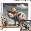 Diamond Painting -DIY Full Square Drill Pig(35*35CM)