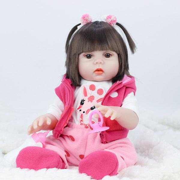 22" Little Hilda Reborn Doll Girl with Drink and Wet System - Reborn Shoppe