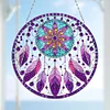 (US Only)2D Flat DIY Diamond Painting Art Pendant Window Hanging Fantasy Dream Catcher