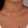 Gioiacombo™ Regalo di San Valentino 🎁 Collana a doppio strato con stella e luna