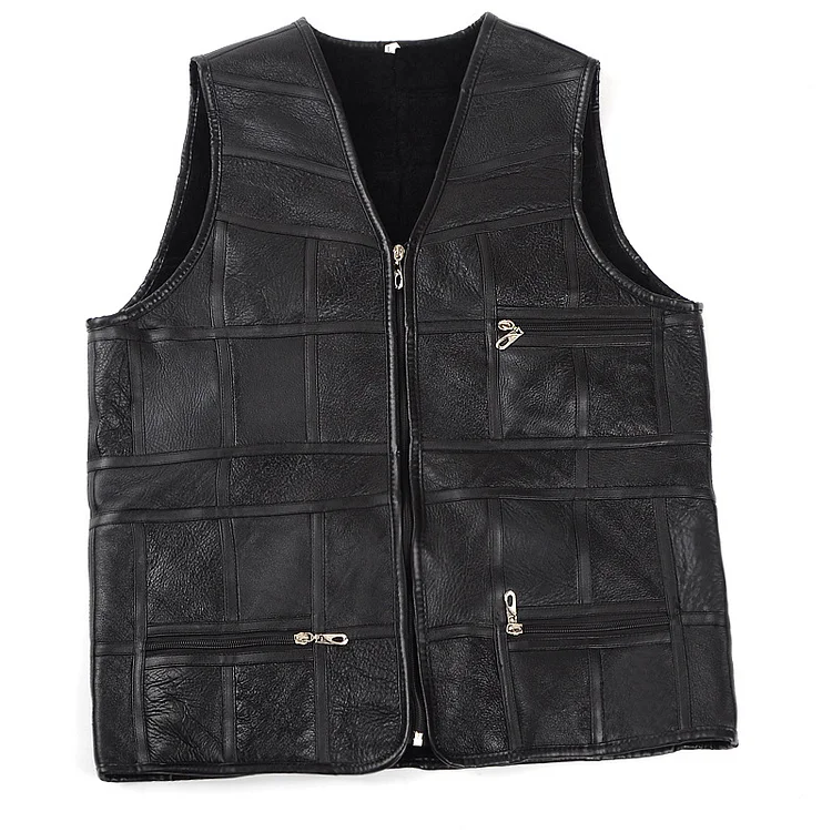 Men’s High Quality Leather Vest