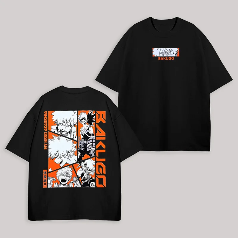 Katsuki Bakugo Printed Unisex Oversized T-shirt