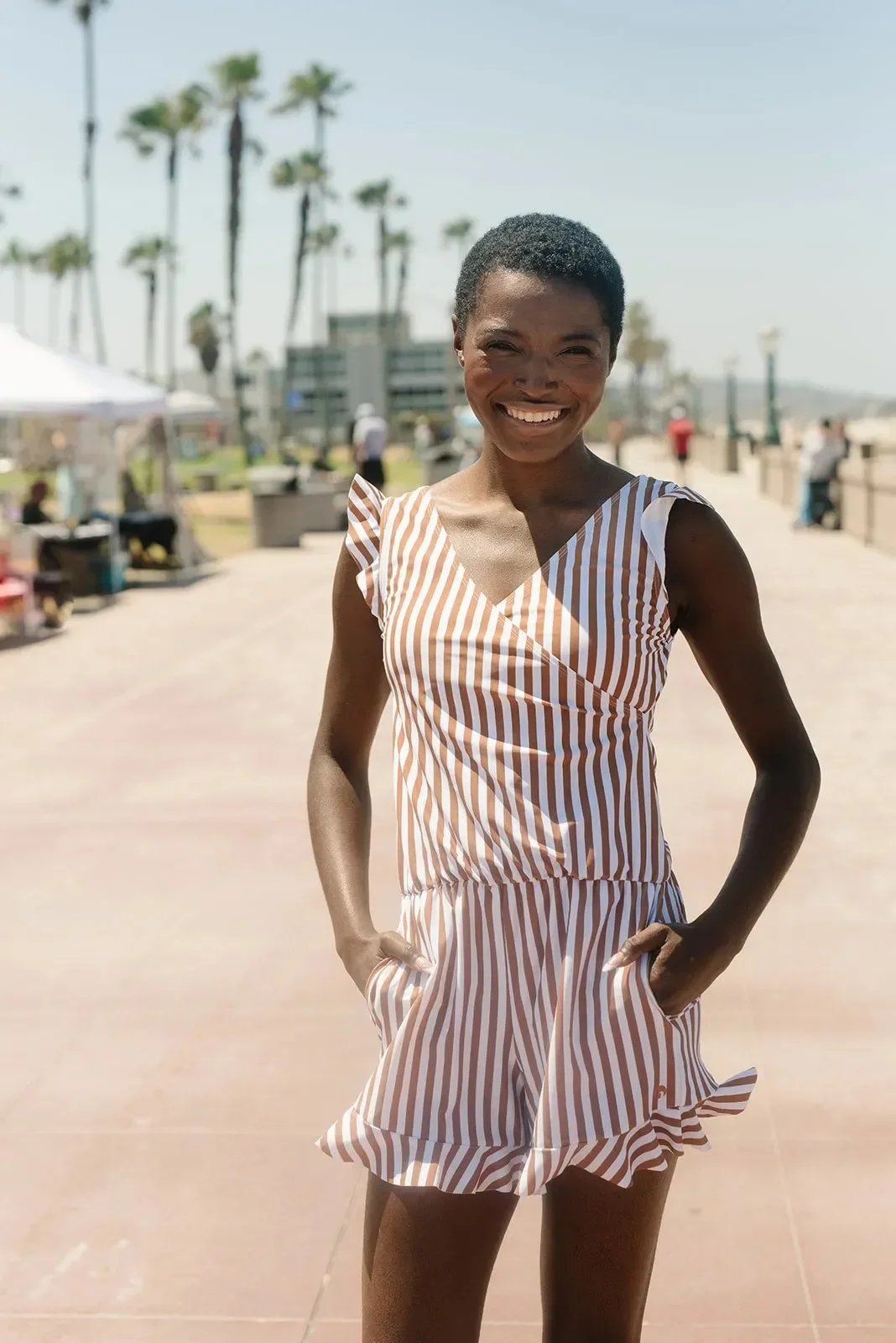 Momoop Swim Romper Built-in Bra