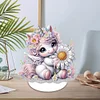 DIY Unicorn Sunflower Special Shaped Single-Sided Diamond Art Desktop Decor