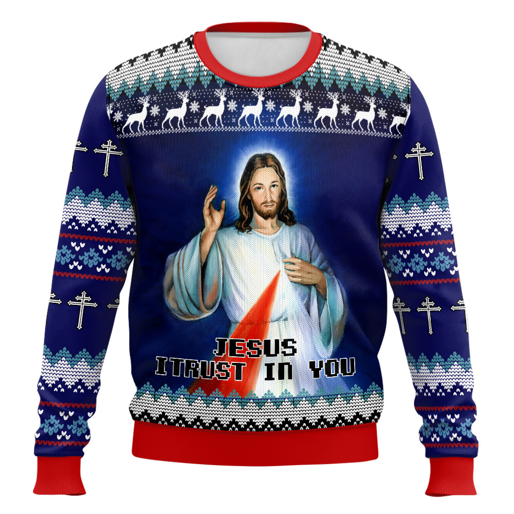 Jesus I Trust Your Ugly Christmas Sweater