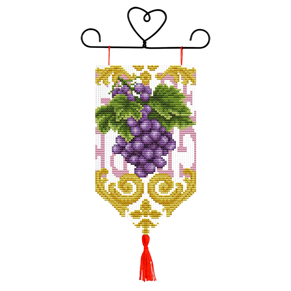 

Grape - Door Decoration Cross Stitch - 23*33CM, 501 Original