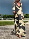 Printed Loose Casual Dress