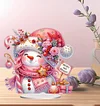Diamond Painting Acrylic Christmas Atmosphere Snowman Desktop Kit Tabletop Decor