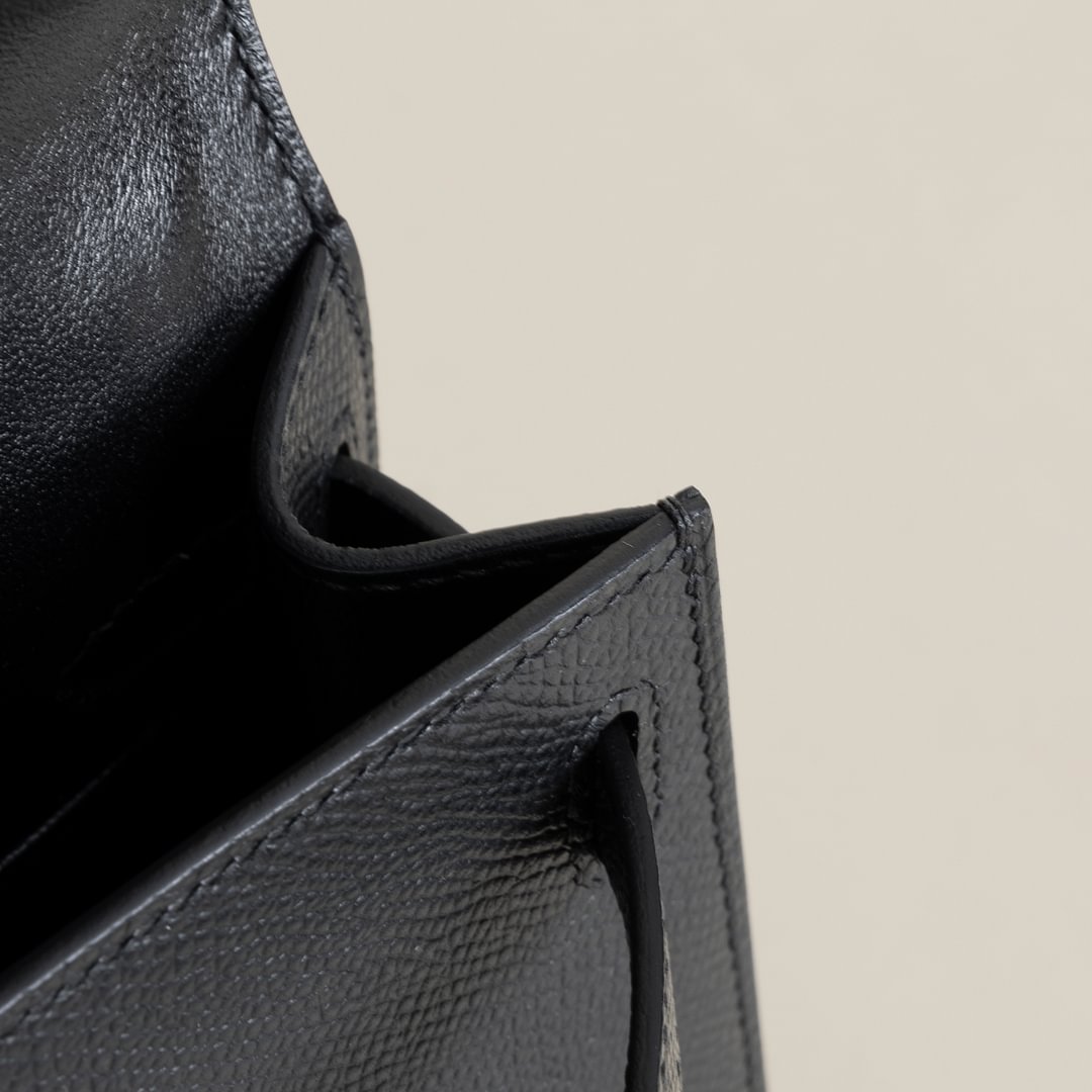 Mini Kelly II Epsom 89 Noir PHW