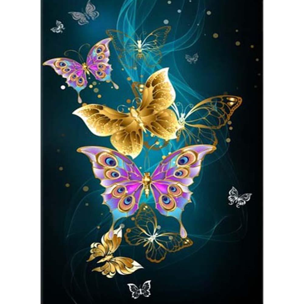 

Butterfly - Round Drill Diamond Painting - 30*40CM, 501 Original