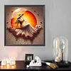 Diamond Painting -DIY Round Drill Sunrise Scenery Girl(40x40cm)