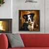 Diamond Painting-DIY Full Round Drill Cowboy Dog