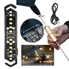 Wind Rope Buckle Light Type-C Charging IPX4 Waterproof Lamp for Outdoor Camping
