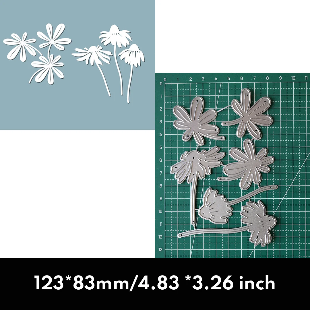 Athvotar Flowers Craft Paper Dies Cut Diy Handmade Mold Scrapbook For Card Making Stencils New Embossing Dies 2023