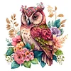 Flowers And Animals Couple Blue Jay-Full Embroidery 3 Strands 11CT Stamped Cross Stitch-40*40CM