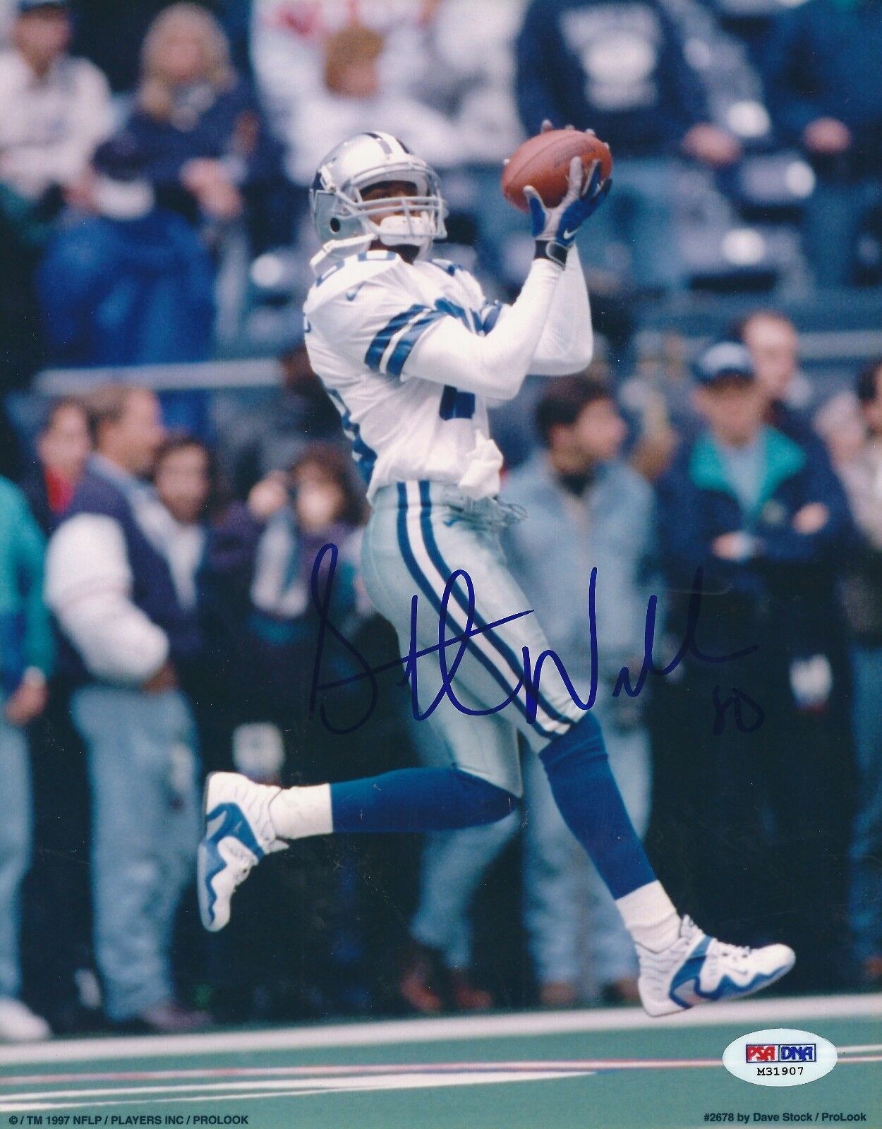 Autographed STEPFRET WILLIAMS Dallas Cowboys 8x10 Photo Poster painting PSA/DNA