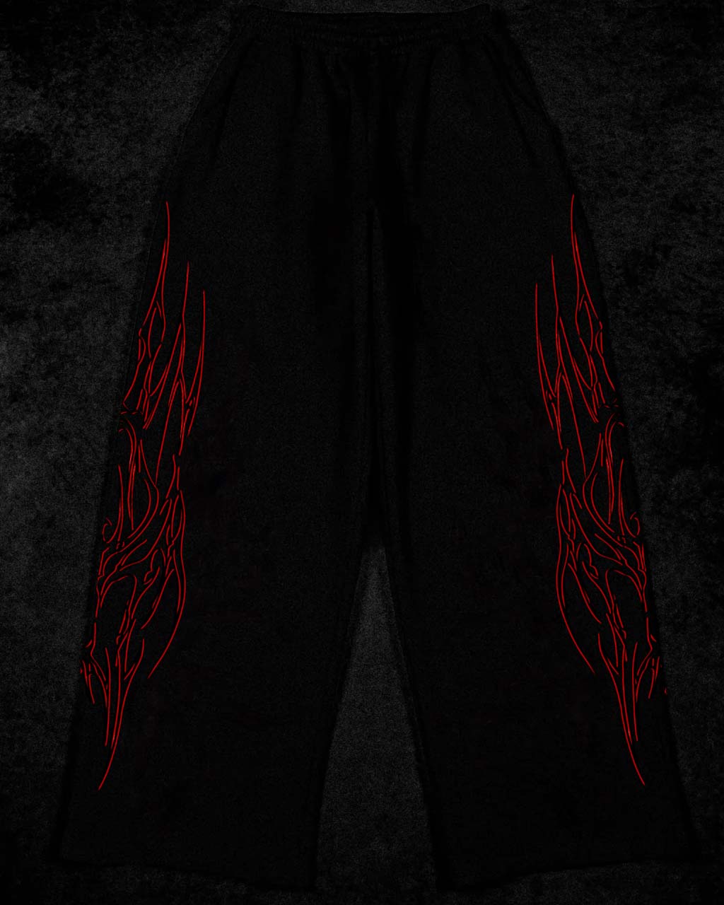 Premium Oversized Pants | Shadow Of The Void (Red)