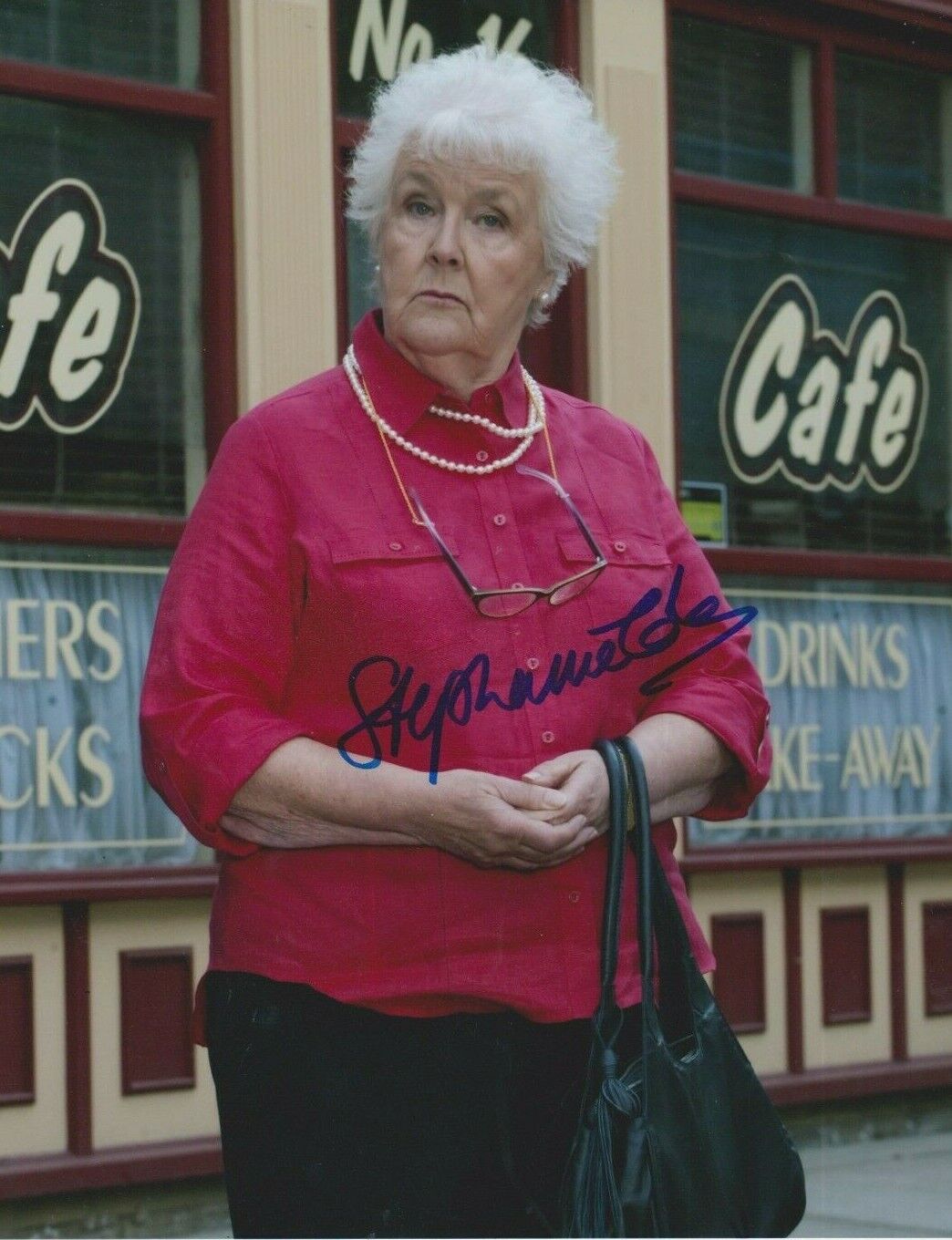 Stephanie Cole **HAND SIGNED** 10x8 Photo Poster painting ~ Coronation Street ~ AUTOGRAPHED