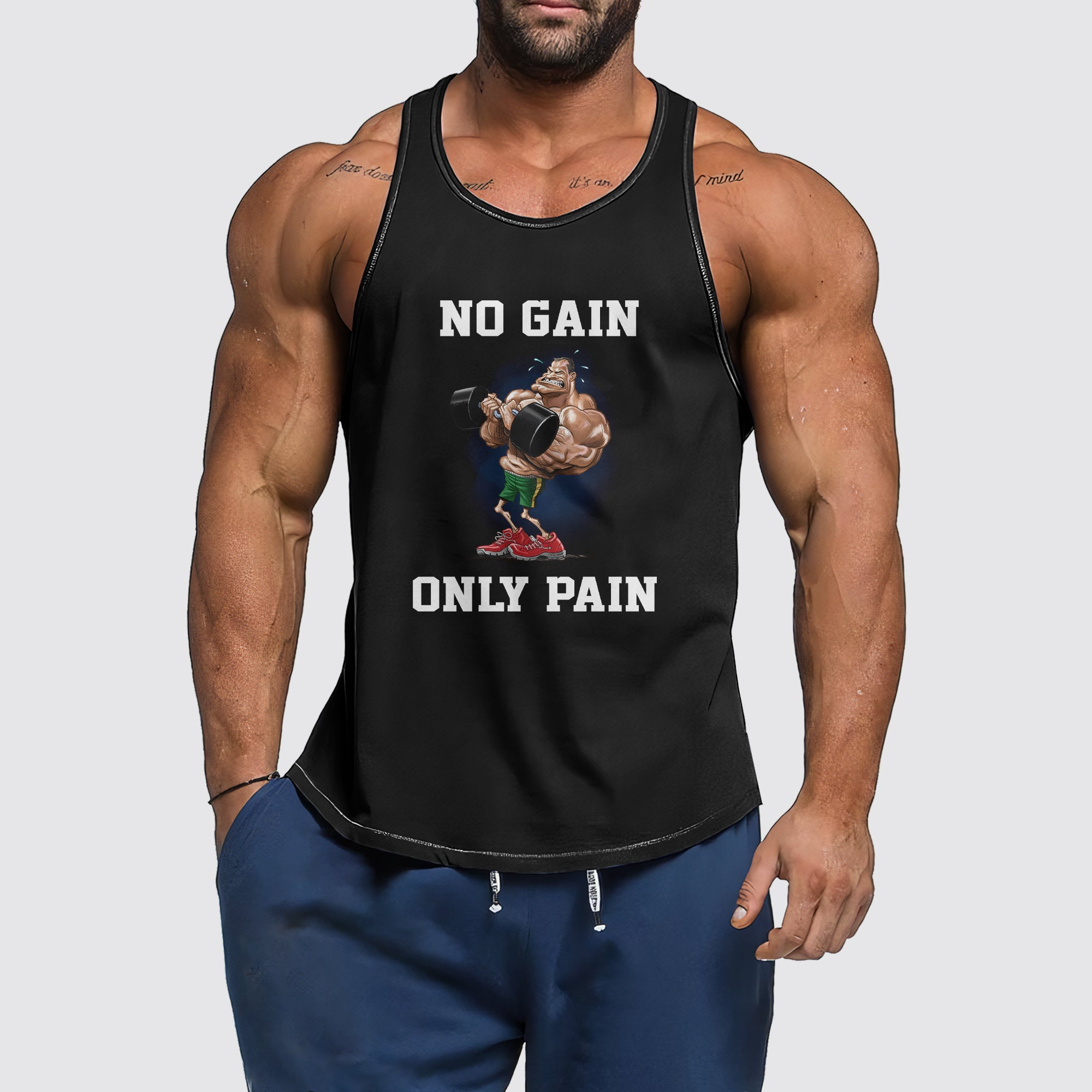 Ultimate Gym Tank Top for Men: Stay Cool and Comfy During Intense Workouts- AA04075