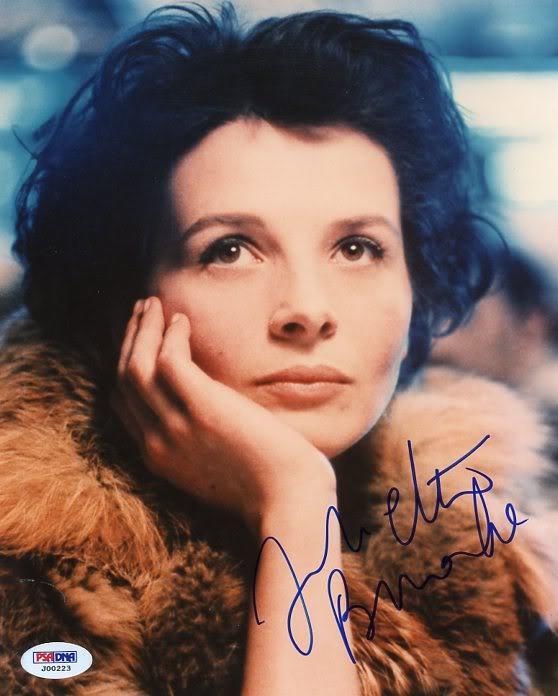 Juliette Binoche Signed Authentic 8X10 Photo Poster painting Autograph PSA/DNA #J00223