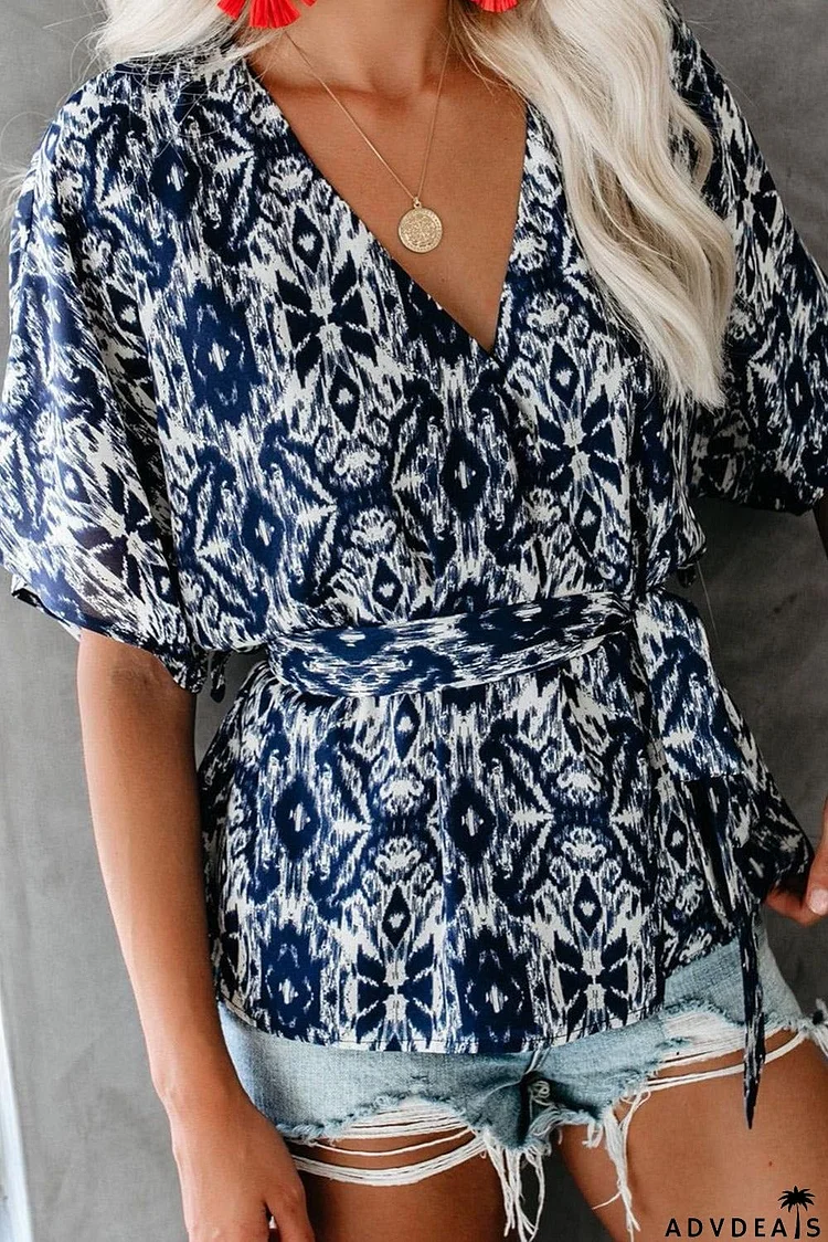 All Of Me Floral Tie Wrap Top