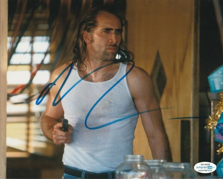 NICOLAS CAGE SIGNED CON AIR