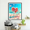 Diamond Painting -DIY Round Drill Rose Bike