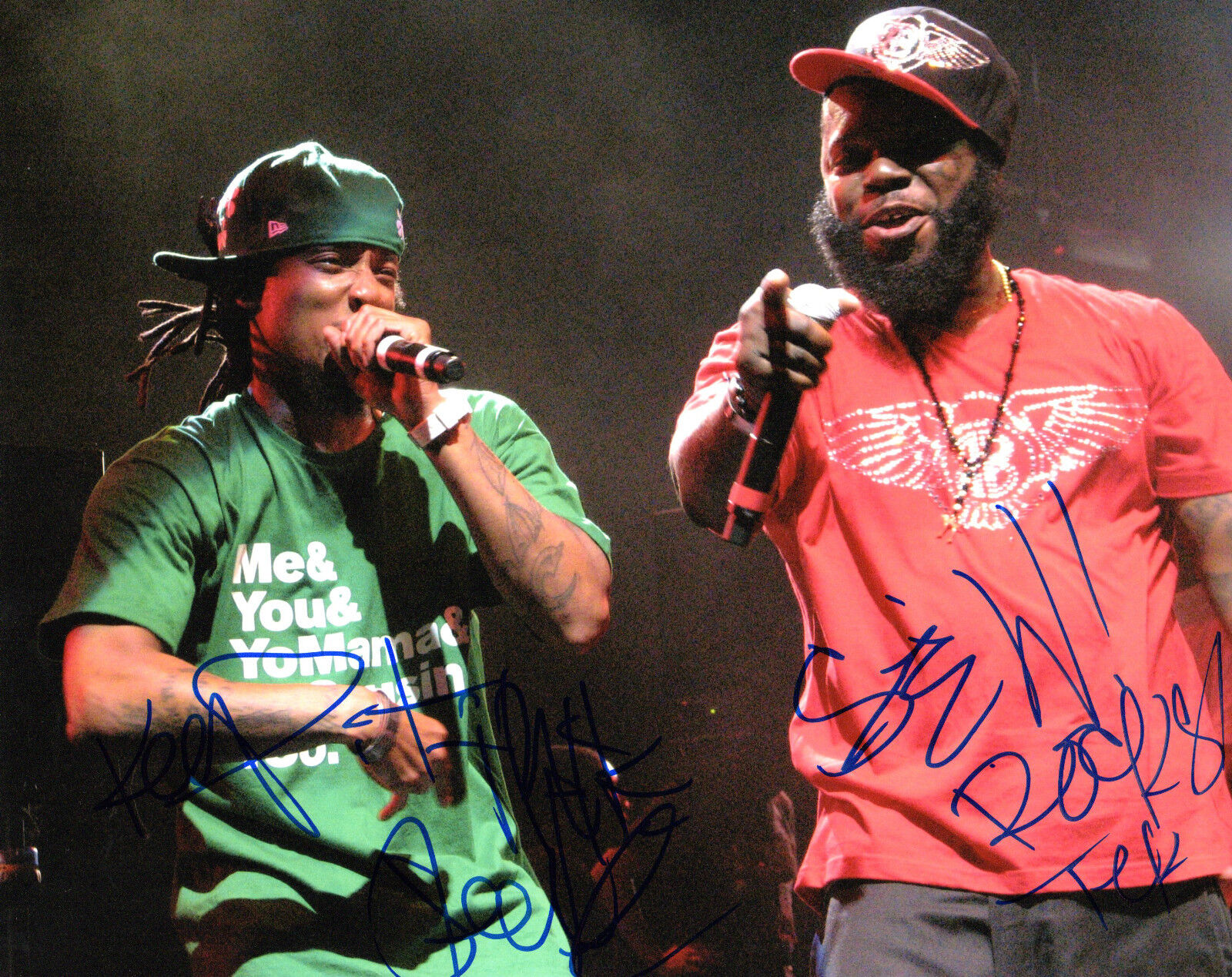 GFA Tek and Steele * SMIF-N-WESSUN * Signed 8x10 Photo Poster painting AD1 COA